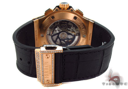 Hublot Rose Color Stainless Steel Diamond Watch 31444 - Image 9