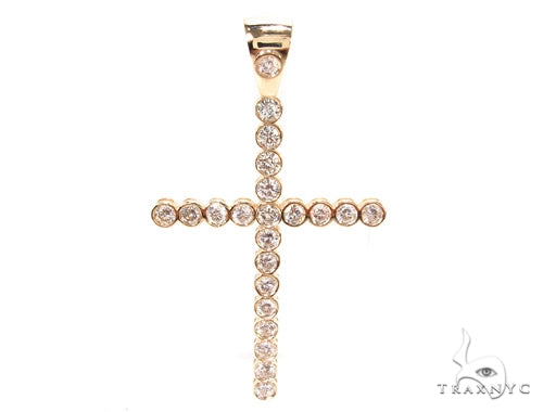 Iced Bezel Cross Crucifix 36377 - Image 1
