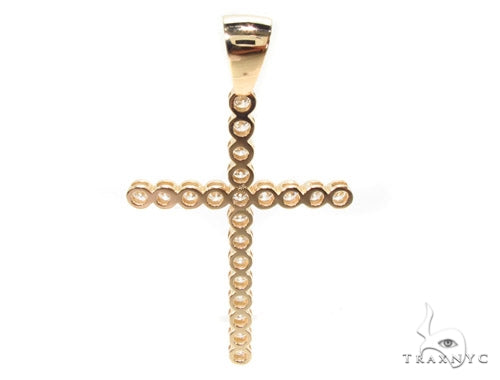 Iced Bezel Cross Crucifix 36377 - Image 4