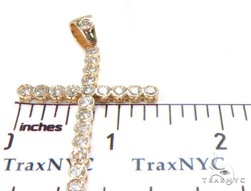 Iced Bezel Cross Crucifix 36377 - Image 5
