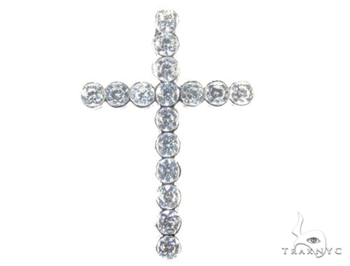 Iced Bezel Cross Crucifix 4882 - Image 1