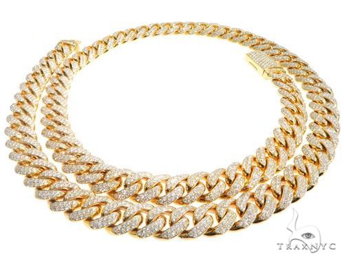 Iced Out Miami Cuban Link Chain 28 Inches 12mm   64100 - Image 4