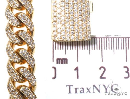 Iced Out Miami Cuban Link Chain 28 Inches 12mm   64100 - Image 5