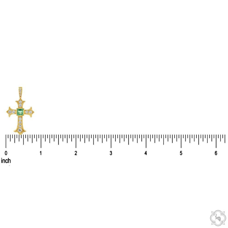 Imperial Emerald Cross Small 70555 - Image 6