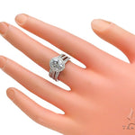 Prong Diamond Ring Set 44604 - Image 6