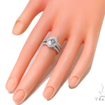 Prong Diamond Ring Set 44604 - Image 7
