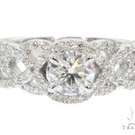 Infinity Diamond Engagement Ring 45288 - Image 2