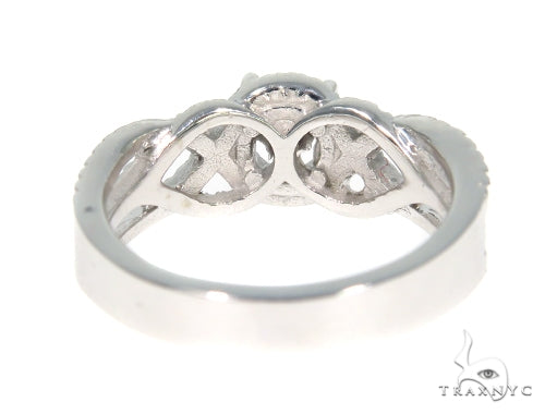 Infinity Diamond Engagement Semi Mount Ring 45281 - Image 4