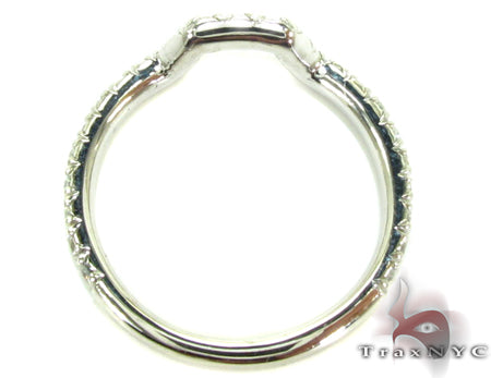 Infinity Diamond Wedding Ring Set 26703 - Image 7