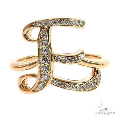 Initial Diamond Ring 69062 - Image 1