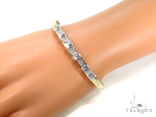 Invisible Diamond Bangle Bracelet 37741 - Image 7