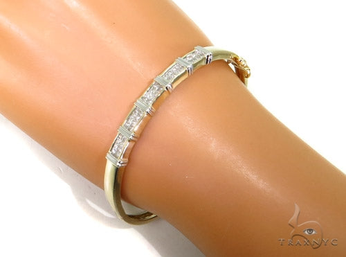 Invisible Diamond Bangle Bracelet 37741 - Image 8