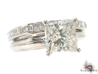 Invisible Diamond Wedding Ring 35226 35252 - Image 1