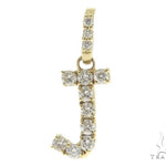 J Initial Diamond Pendant 49447 - Image 1