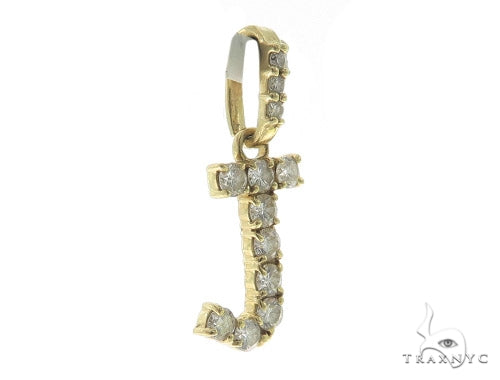 J Initial Diamond Pendant 49447 - Image 2
