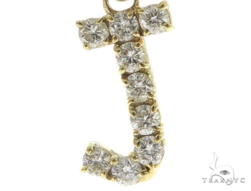 J Initial Diamond Pendant 49447 - Image 3