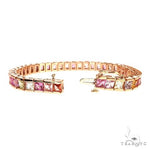 Jesse Cake Sapphire Princess Cut Bracelet 66945 - Image 3