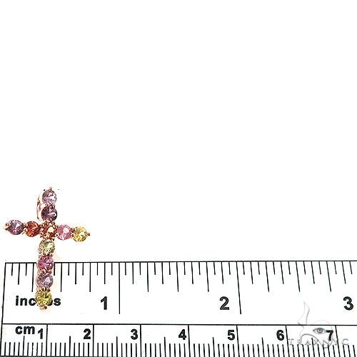 Jesse Cakes Sapphire Cross Pendant 67148 - Image 5