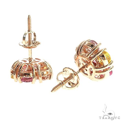 Jesse Cakes Sapphire Flower Earrings 67150 - Image 3