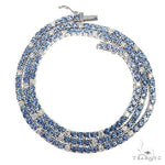 Jesse 'Ice' Sapphire Diamond Tennis Chain 66907 - Image 1