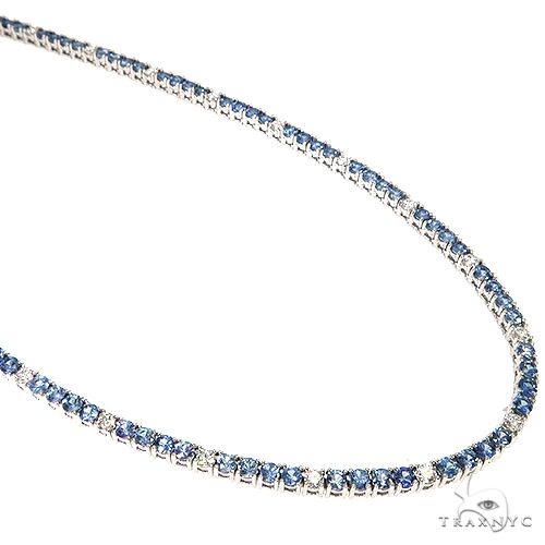 Jesse 'Ice' Sapphire Diamond Tennis Chain 66907 - Image 2