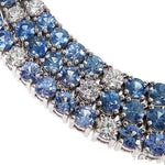 Jesse 'Ice' Sapphire Diamond Tennis Chain 66907 - Image 4
