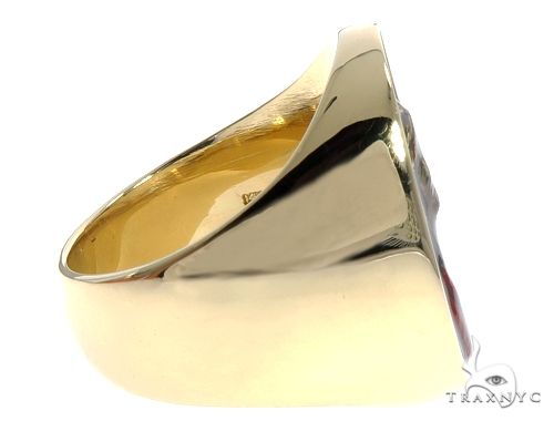 Jesus Christ Solid 14K Gold Ring Custom Order Hand Painted Any Image 64667 - Image 4