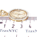 Virgin Mary Halo Diamond Pendant 28460 - Image 6