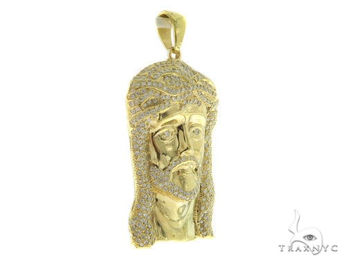 Jesus Diamond Pendant 49769 - Image 2