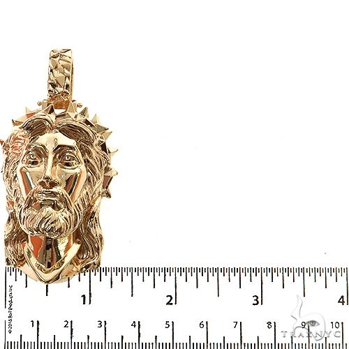 Spikes Crown Jesus Head Pendant large 69100