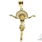 Jesus Pendant and 22 Inches Hollow Curb Chain Set 61716 - Image 2