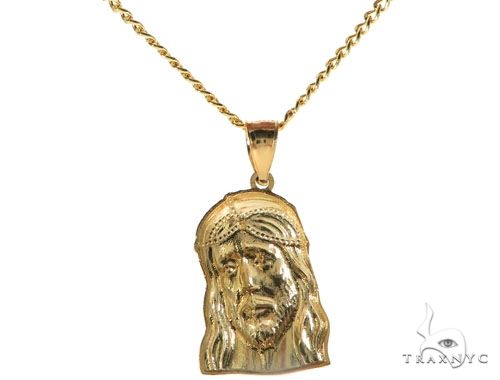 Jesus Piece 24 Inches Cuban Link Chain Set 61813 - Image 3