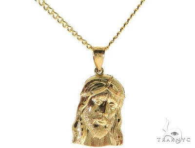 Jesus Piece 20 Inches Cuban Link Chain Set 61812 - Image 1
