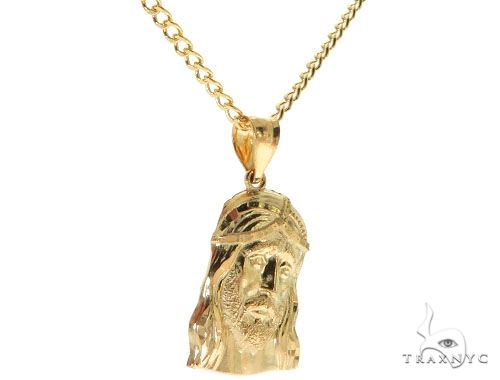 Jesus Piece 20 Inches Cuban Link Chain Set 61812 - Image 2