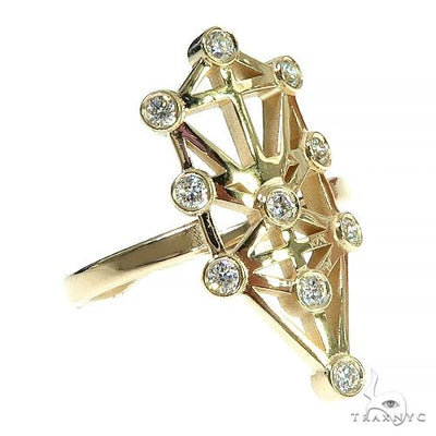 Jewish Tree Of Life Diamond Ring 66408 - Image 1