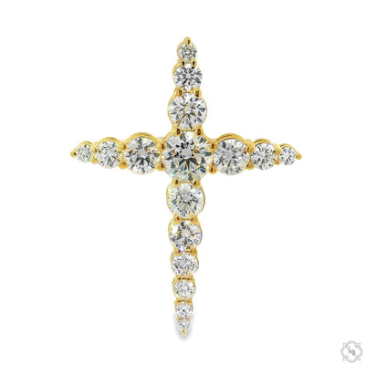 Jumbo Diamond Graduated Cross Pendant 70731 - Image 1