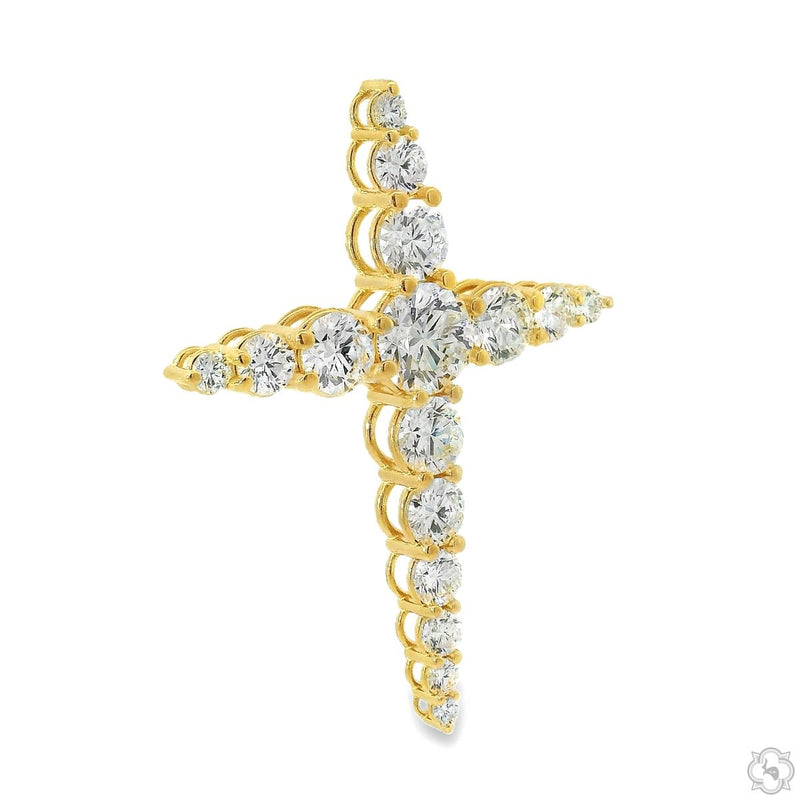 Jumbo Diamond Graduated Cross Pendant 70731 - Image 2