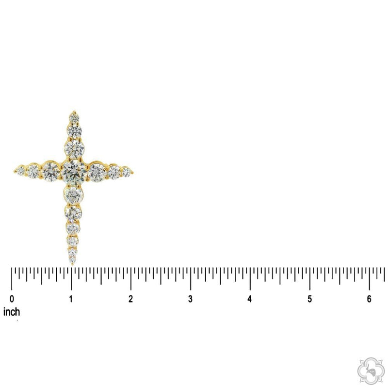 Jumbo Diamond Graduated Cross Pendant 70731 - Image 6