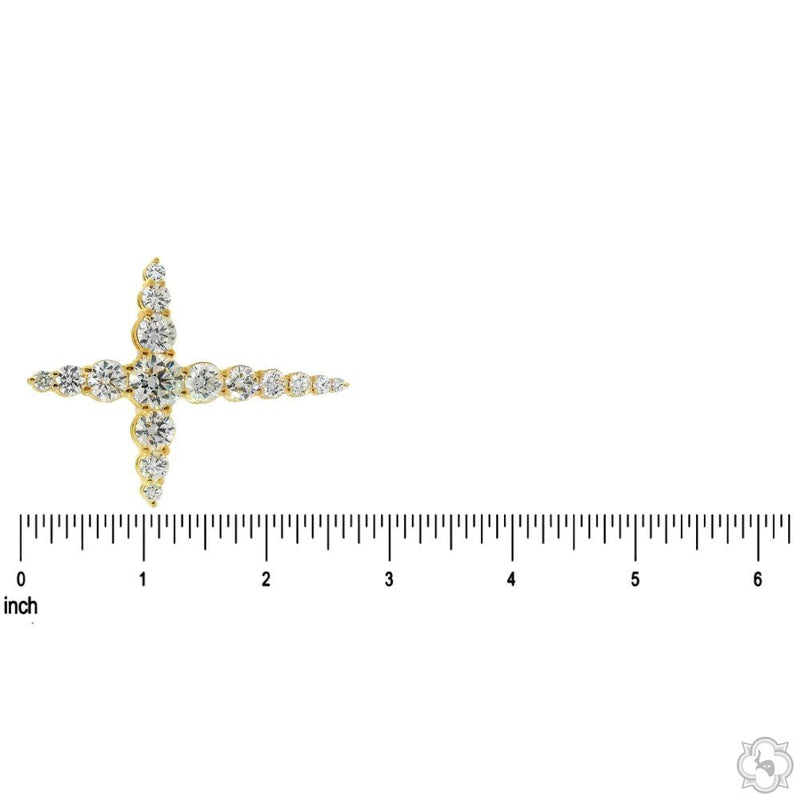 Jumbo Diamond Graduated Cross Pendant 70731 - Image 7