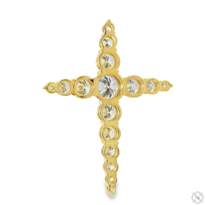 Jumbo Diamond Graduated Cross Pendant 70731 - Image 4
