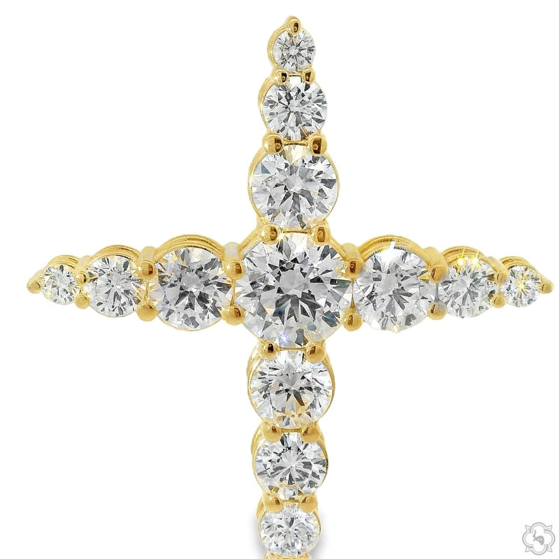 Jumbo Diamond Graduated Cross Pendant 70731 - Image 5