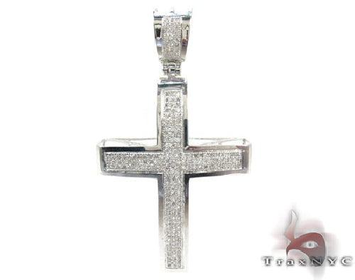 10k Gold Cross Junior Silver Chain Set 45321 - Image 2