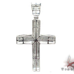 10k Gold Cross Junior Silver Chain Set 45321 - Image 5