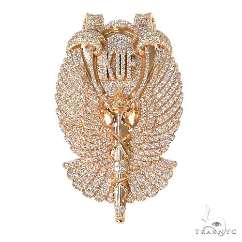 KOF Torch Symbol Diamond Pendant 67379 - Image 1