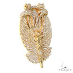 KOF Torch Symbol Diamond Pendant 67379 - Image 2