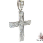 LA Diamond Cross Crucifix 5511 - Image 2