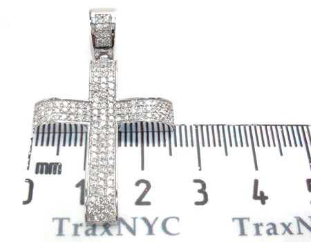 LA Diamond Cross Crucifix 5511 - Image 8