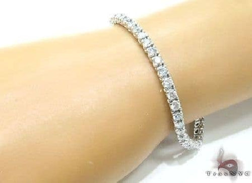 Diamond Tennis Bracelet 8.5 inches 4.1 mm 69855 - Image 10