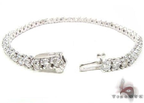 Diamond Tennis Bracelet 8.5 inches 4.1 mm 69855 - Image 5