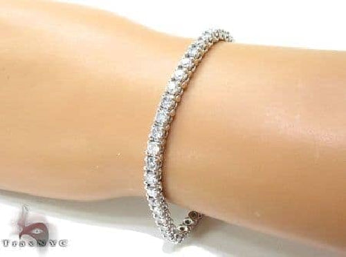 Diamond Tennis Bracelet 8.5 inches 4.1 mm 69855 - Image 9